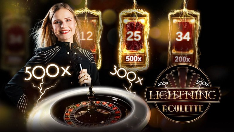Lightning Roulette live casino table